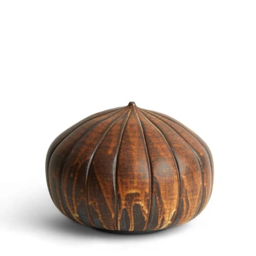 H: 7" w: 9" | Vase in Vases & Vessels by SKOBY JOE CERAMICS. Item made of stoneware