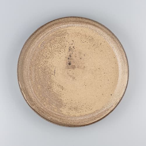 Plate Zeses Sand | Dinnerware by Svetlana Savcic / Stonessa. Item made of stoneware