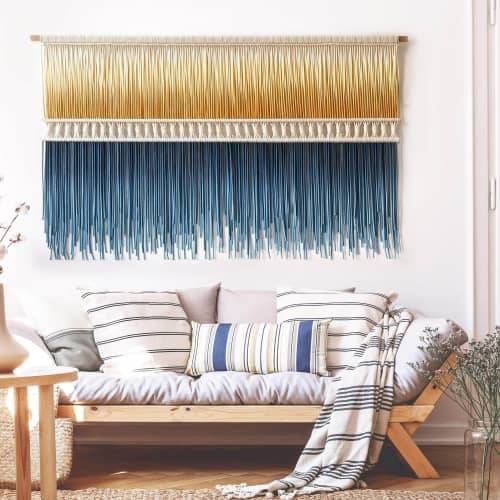Organic Collection - SUNSET wall hanging | Macrame Wall Hanging in Wall Hangings by Rianne Aarts / Teddy and Wool Studio
