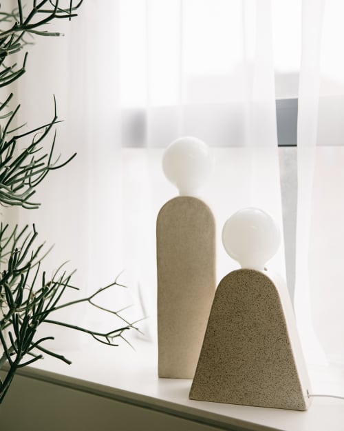 Denali, Table Lamp - Sand | Lamps by SIN. Item made of ceramic works with minimalism & contemporary style