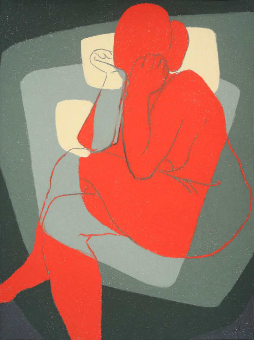 Full Figure | Drawings by Elvira Dayel | San Francisco in San Francisco. Item composed of paper compatible with modern style