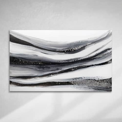 In Black & White II | Oil And Acrylic Painting in Paintings by Teodora Guererra Fine Art