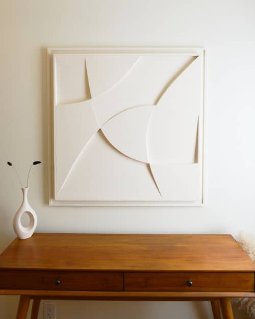 No. 36 Plaster Wall Relief | Wall Sculpture in Wall Hangings by Joseph Aurelius
