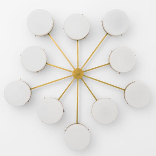 Celeste Epoch | Chandeliers by DESIGN FOR MACHA. Item composed of brass and glass