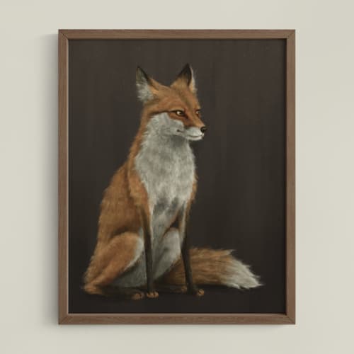 The Woodland Fox - Brown Edition | Prints by The Ugly Cat Studio