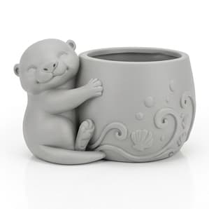 Cute Otter Planter | Plant Stand in Plants & Landscape by Kimi Craft Corner
