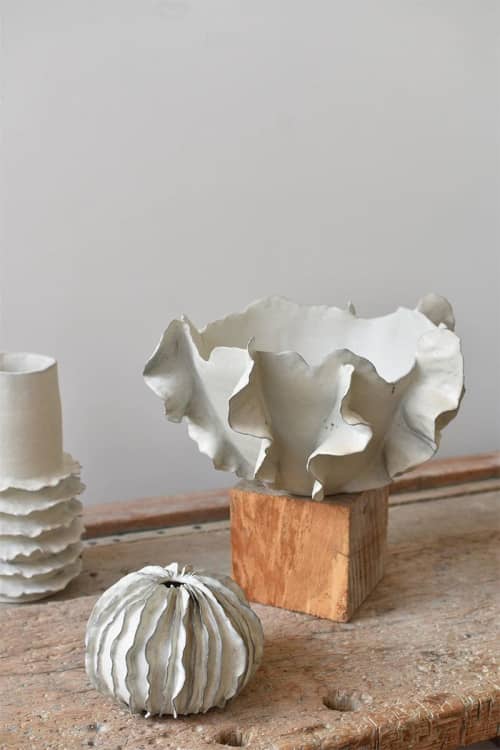 Ribera Large Centerpiece Bowl | Decorative Bowl in Decorative Objects by OWO Ceramics