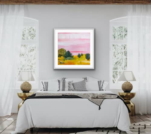 Fields Of Summer | Prints by Neon Dunes by Lily Keller. Item made of canvas with paper