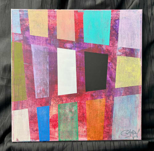 Baby Babel (16"x16") SOLD | Mixed Media in Paintings by The Art Of Gary Gore