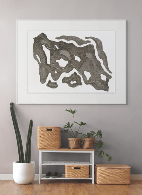 Mapping Cloudy Terrain | Prints by Shanna Lindinger