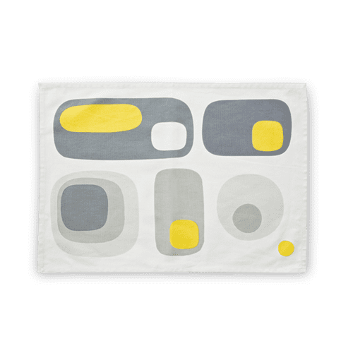 Geoscape Tea Towel | Linens & Bedding by Tina Frey. Item composed of fabric