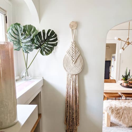 "Lyric" | Macrame Wall Hanging in Wall Hangings by Candice Luter Art & Interiors. Item composed of cotton & fiber