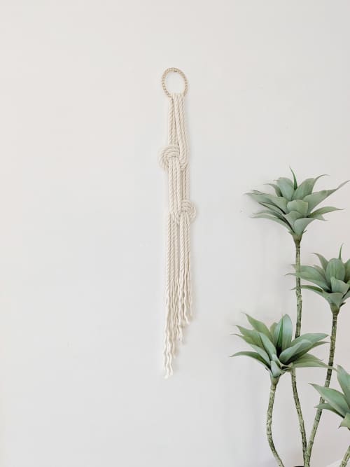 VINCULUM Collection© III, Rope Wall Sculpture, Fiber Art | Macrame Wall Hanging in Wall Hangings by Damaris Kovach. Item made of fiber