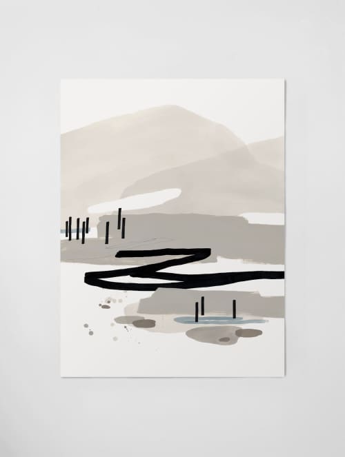 "Coastal Waters I" Art Print | Prints in Paintings by Kim Knoll Art. Item composed of paper