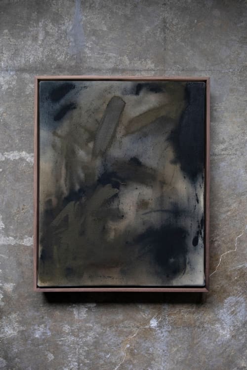 Redemption | Oil And Acrylic Painting in Paintings by Double Kick | Sara Kraus. Item made of canvas with synthetic works with minimalism & contemporary style