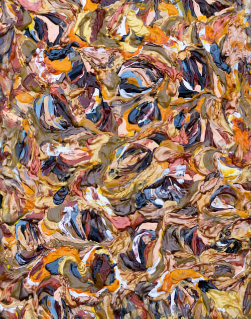 Desert Vibes | Oil And Acrylic Painting in Paintings by Brianne Valentino