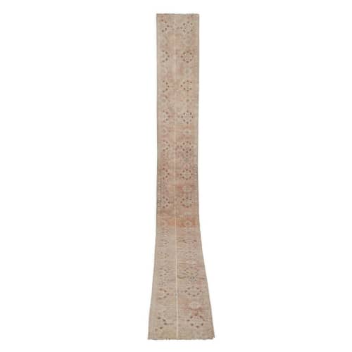Vintage Extra Long Turkish Runner Rug - Tribal Hallway | Rugs by Vintage Pillows Store. Item composed of fabric & fiber