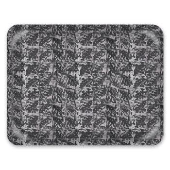 Decorative Tray: Woad, Ore | Decorative Objects by Philomela Textiles & Wallpaper. Item composed of synthetic
