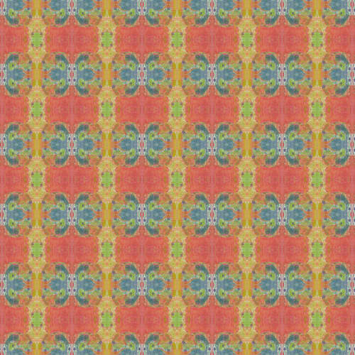Afatauri, Apricot | Fabric in Linens & Bedding by Philomela Textiles & Wallpaper. Item composed of linen