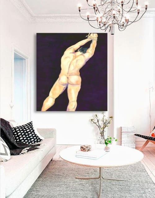 Surrender | Prints by Brazen Edwards Artist. Item made of canvas with paper