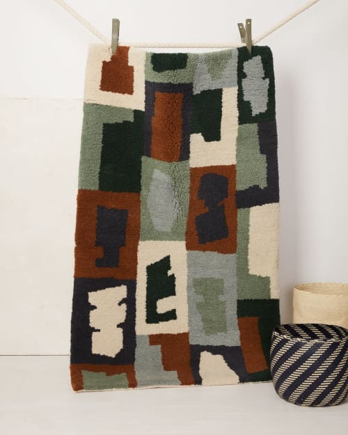 Vessels Pile Rug - Hunter | Area Rug in Rugs by MINNA