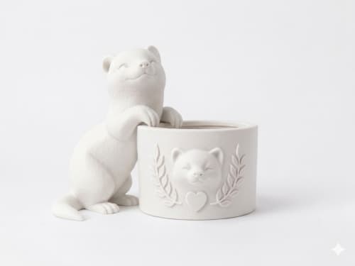 Ferret Planter | Plant Stand in Plants & Landscape by Kimi Craft Corner