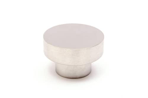 Dot 30 Brushed Aluminum Knob | Hardware by Windborne Studios. Item composed of aluminum