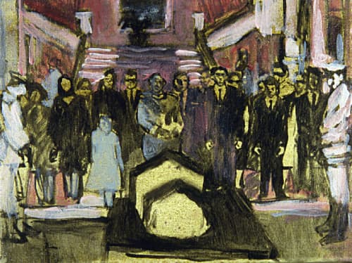Sadat Sends Off the Shah | Oil And Acrylic Painting in Paintings by Eric Farache Artist