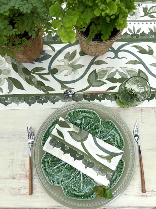 Jade Napkins | Linens & Bedding by OSLÉ HOME DECOR. Item made of fabric