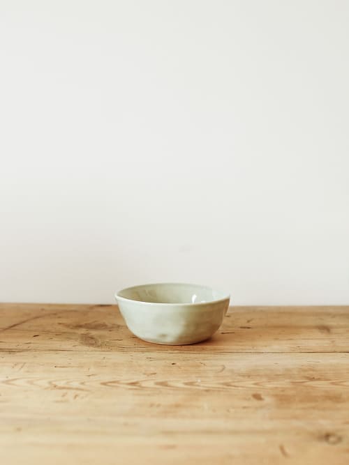 Small Serving Bowl in Seaglass | Serveware by Barton Croft. Item made of stoneware compatible with country & farmhouse and japandi style