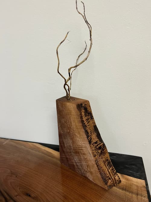 Walnut Centerpiece | Ornament in Decorative Objects by Good Wood Brothers. Item made of walnut