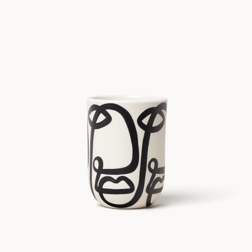 Cara Coffee Cup | Drinkware by Franca NYC. Item composed of ceramic in boho or minimalism style