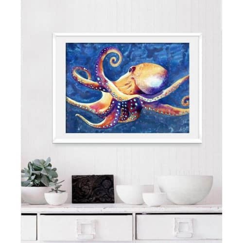 Adrift | Watercolor Painting in Paintings by Brazen Edwards Artist. Item made of paper