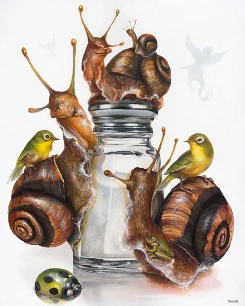 "Dying to Get in" | Prints by Greg "CRAOLA" Simkins. Item composed of paper