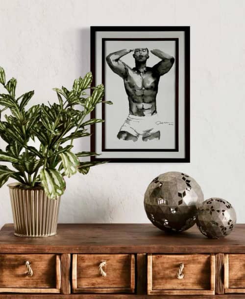 Marius | Watercolor Painting in Paintings by John Velo Studio
