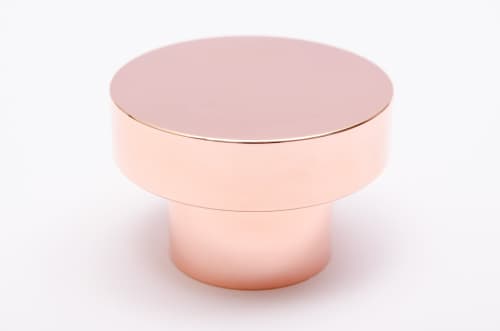 Dot 50 Polished Copper Knob | Hardware by Windborne Studios. Item made of copper