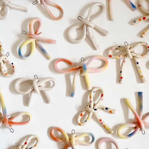 Little Bow Ornament | Decorative Objects by OBJECT-MATTER / O-M ceramics