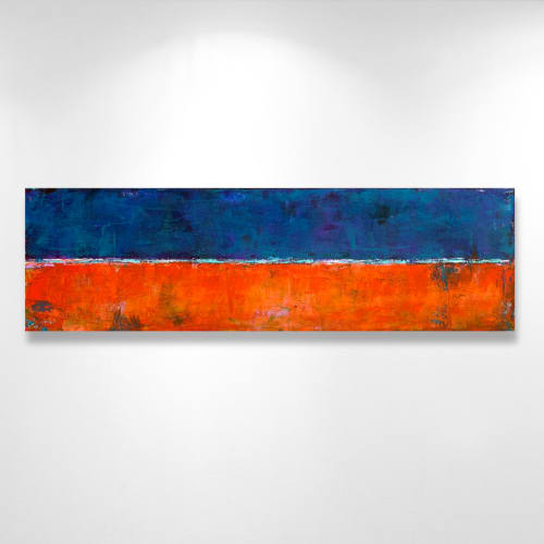 ORIGINS | 100x30 | Oil And Acrylic Painting in Paintings by Lara Spadetto Art