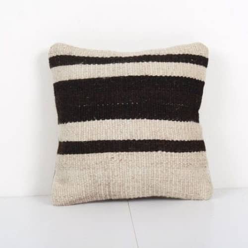 Traditional Turkish Hemp Decorative Kilim Pillow, Small Anat | Cushion in Pillows by Vintage Pillows Store