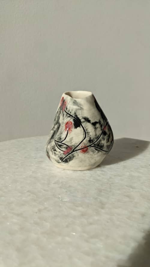 Mini vase | Vases & Vessels by TinyDogCeramics. Item made of ceramic