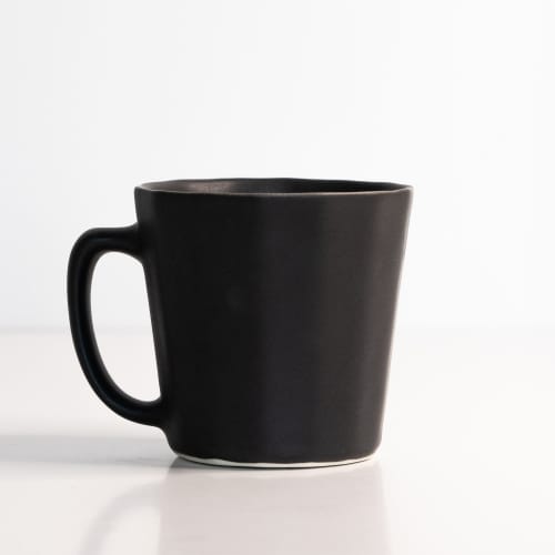 Monday Mug - Handmade Porcelain Coffee Cup | Drinkware by The Bright Angle. Item made of ceramic