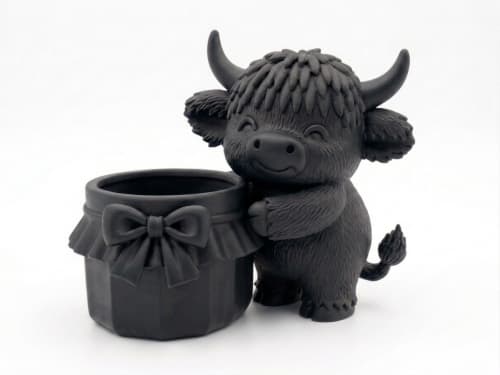 The Cow Jam Pot Planter | Plant Stand in Plants & Landscape by Kimi Craft Corner