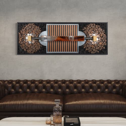 Extraction Protocol: Macassar Ebony | Wall Sculpture in Wall Hangings by StainsAndGrains. Item in contemporary or industrial style