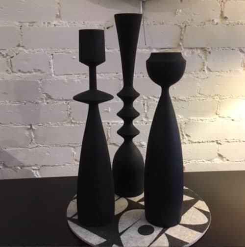 Trivet Large GeoJazz Grey | Coaster in Tableware by Lorraine Tuson