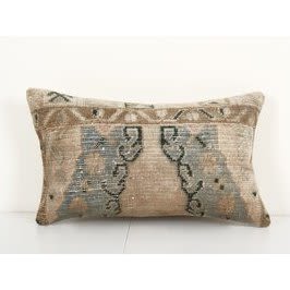 Handmade Pillow Case, Ethnic Carpet Rug Pillow, Handwoven Tu | Cushion in Pillows by Vintage Pillows Store