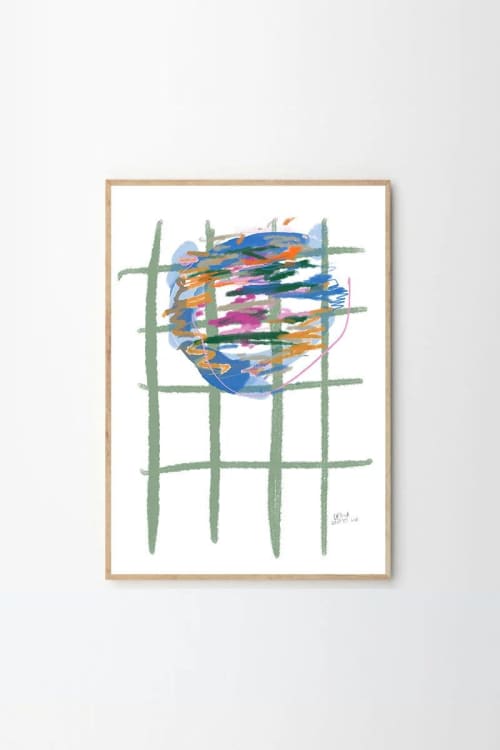 Lágrima Sobre el Mantel Fine Art Print | Prints in Paintings by OWO Ceramics