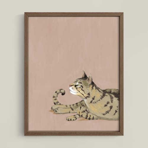 Isengrin Looking Up | Prints by The Ugly Cat Studio