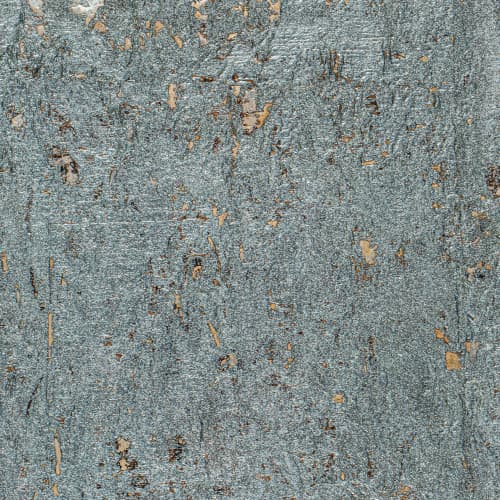 Lisbon - Frost Blue Over Silver Leaf | Wallpaper in Wall Treatments by Wallcovetings by Brenda Houston. Item composed of wood