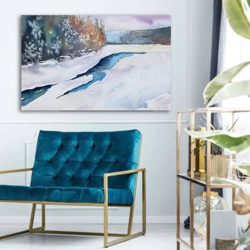 Winter Solace | Prints by Brazen Edwards Artist. Item made of paper