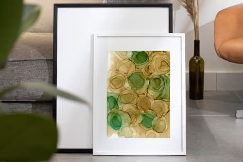 spirit of spring | abstract original art | Mixed Media in Paintings by Megan Spindler
